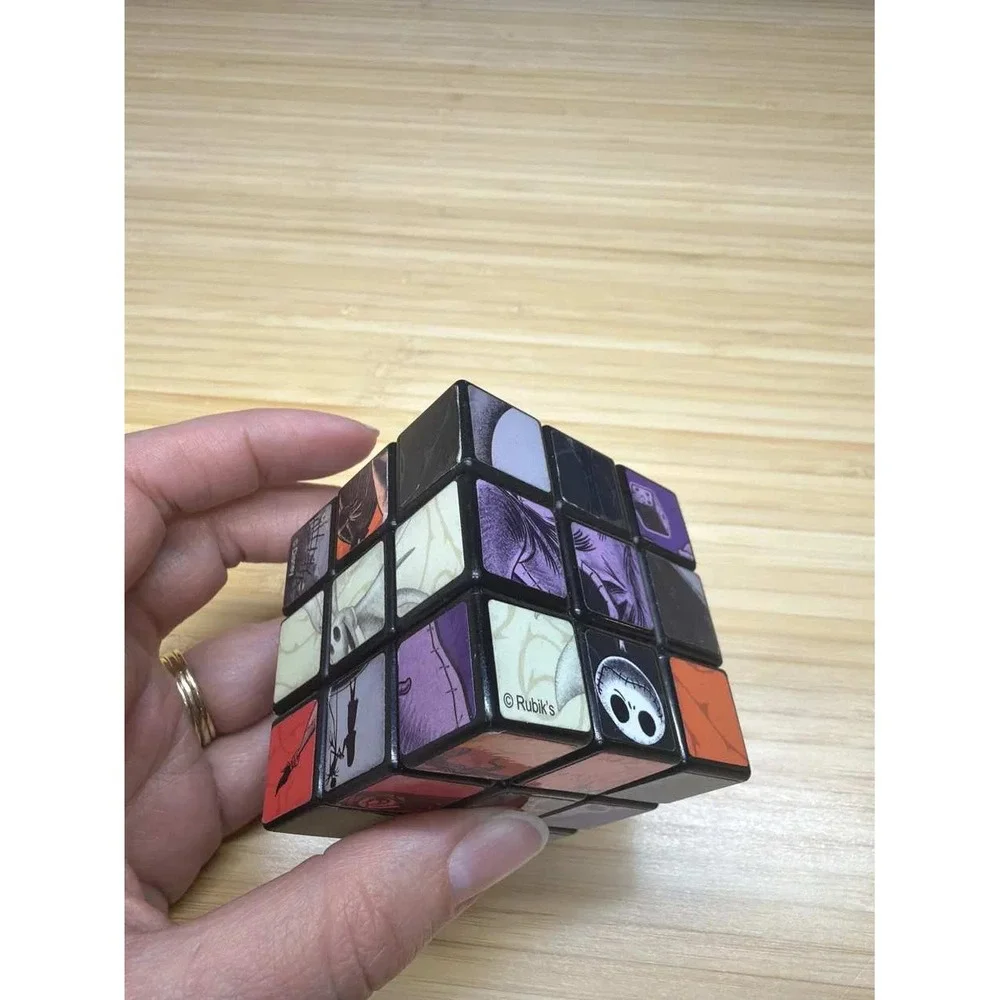 Nightmare Before Christmas Rubik's Cube 3x3‎ USAopoly Disney Loose Used